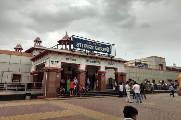 Agra Railway Station.