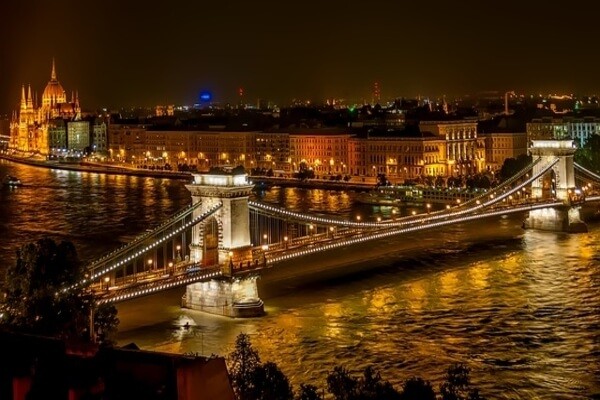 Budapest city lights 