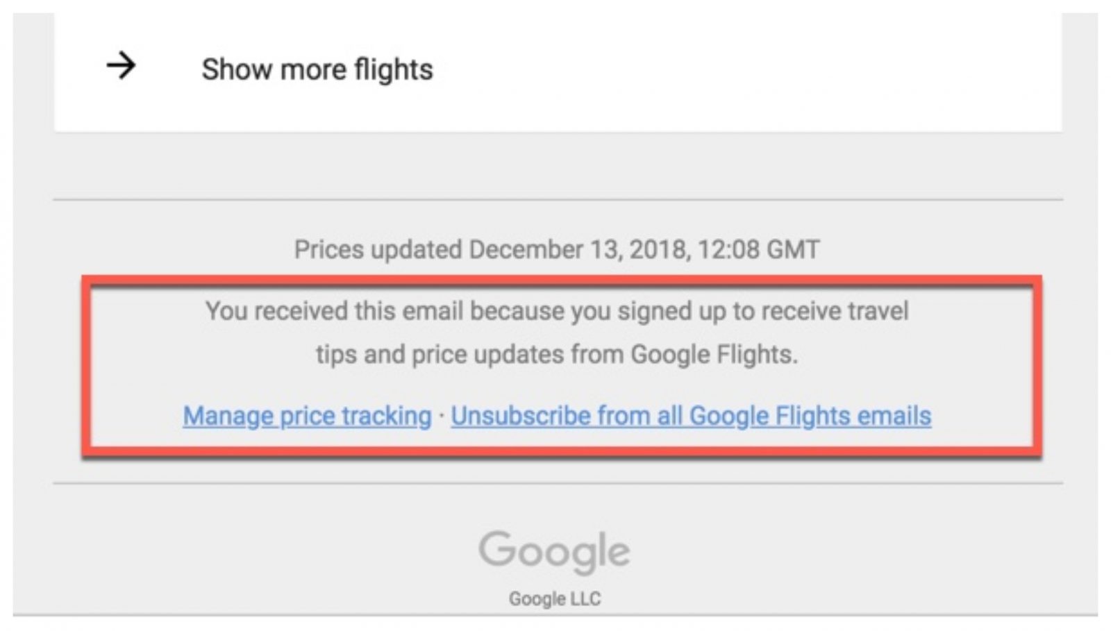 How to Set Up Google Flight Alerts; look to your email