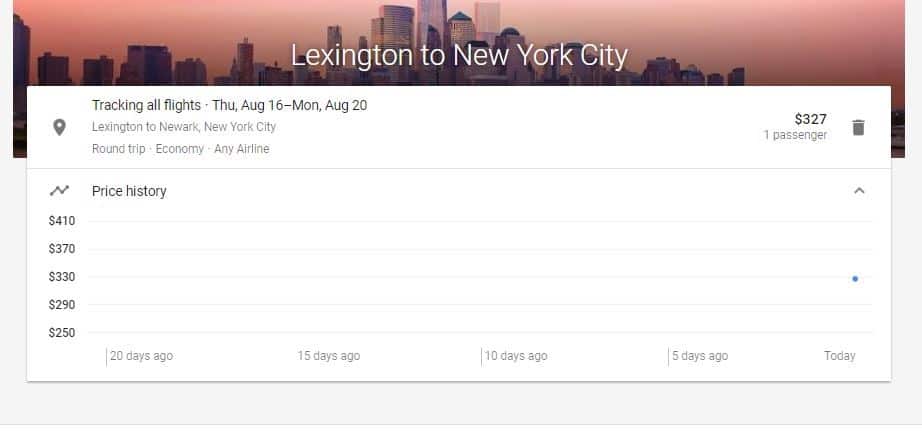 View the flights you’ve tracked; How to Set Up Google Flight Alerts