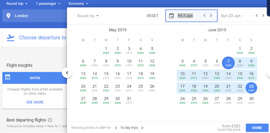 How To Set Up Google Flight Alerts?;
Choose your travel date