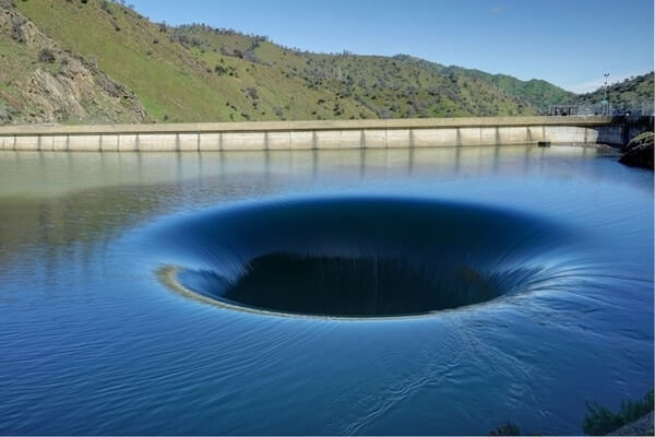 Glory hole; most amazing lake in the world; most unusual lake in the world