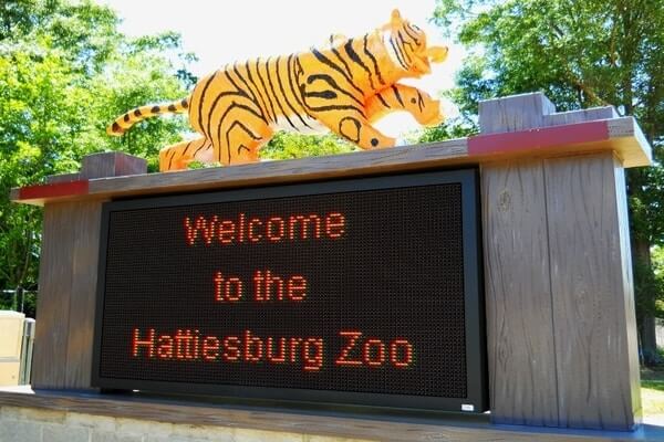 Hattiesburg Zoo; Places To Visit In Mississippi