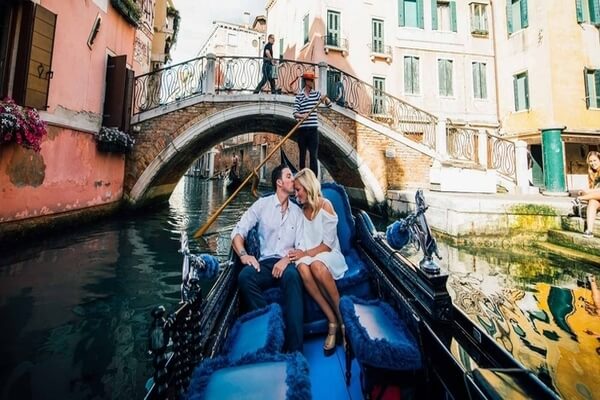 Romantic Boat rides at Venice  