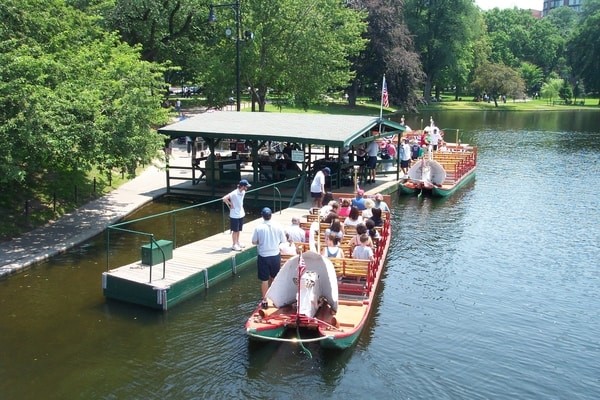Taking a amazing ride on Swan Boat, Boston ; boston top attractions