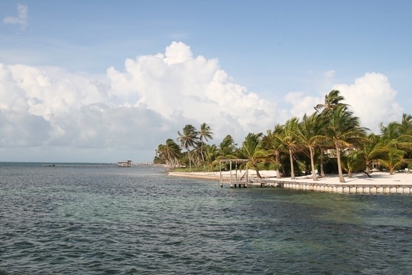 Beautiful Ambergris Caye islands in Belize