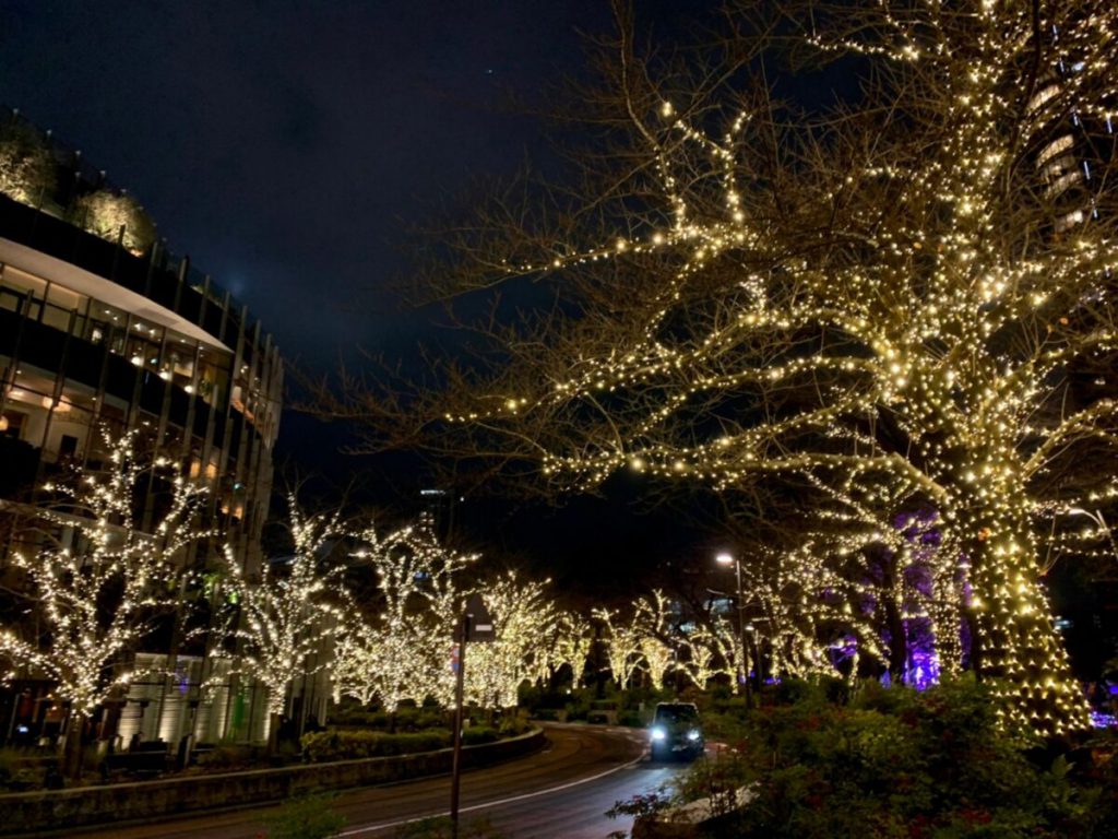 The light festival of Tokyo