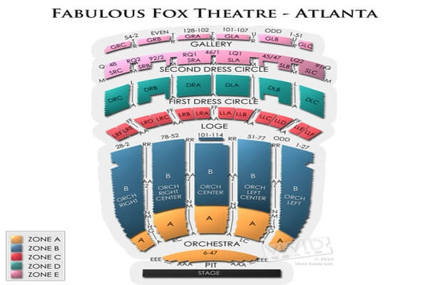 Theatre seating arrangement 