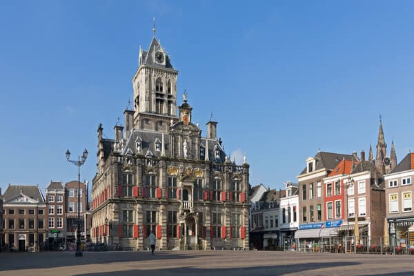 Delft, famous white-blue city in Netherland, easy day trip from amsterdam