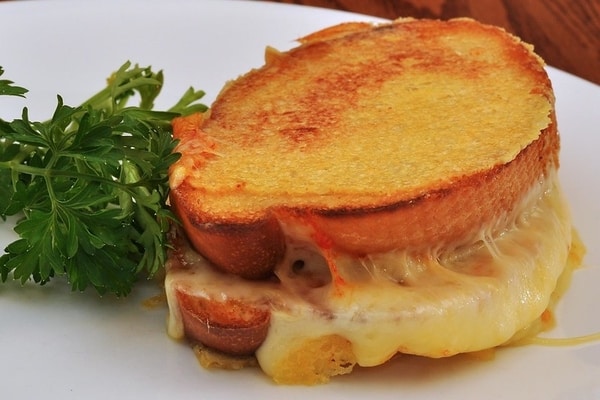 Delicious grilled cheese dish
