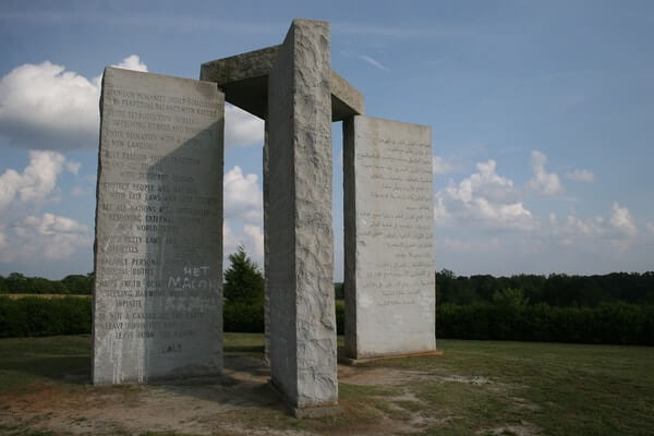 Georgia Guidestones, un-revealed place for one day trips from Atlanta