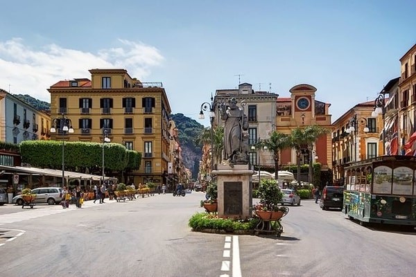 Piazza Tasso in Amalfi coast, Sorrento, Italy