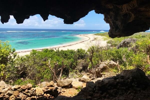 View of beaches somewhere from the incredible caves of Two Foot Bay