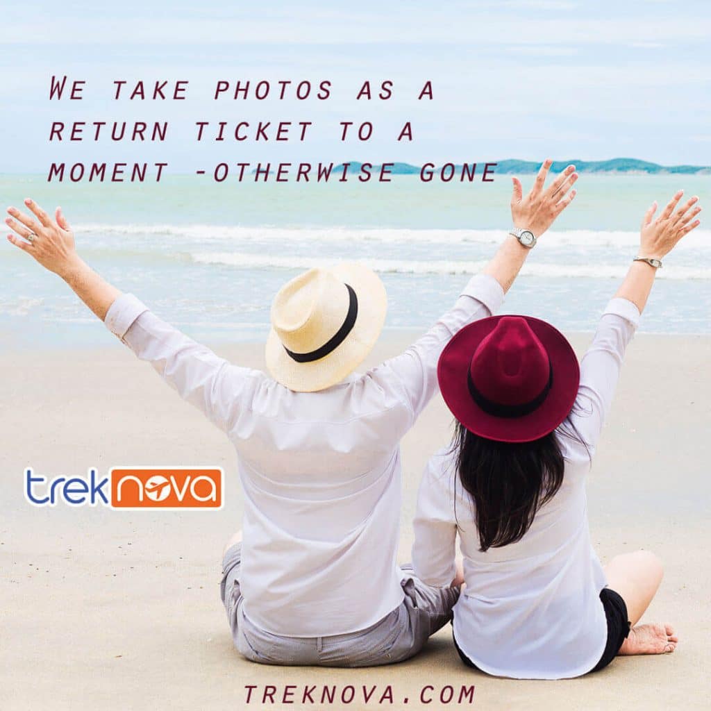 We take photos as a return ticket to a moment -otherwise gone. Best Romantic Travel Love Quotes For Couples 