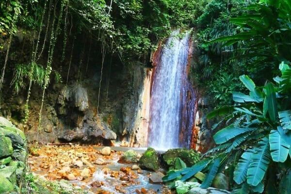 waterfall & mineral bath
