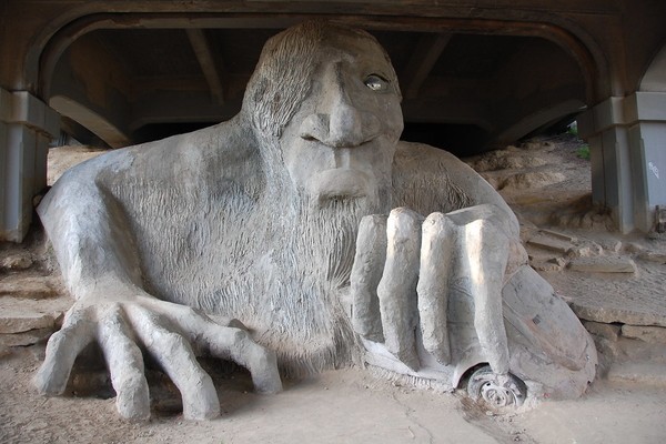 Fremont Troll; things to do in Seattle
