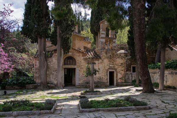 Kaisarani Monastery, best day trips from Athens
