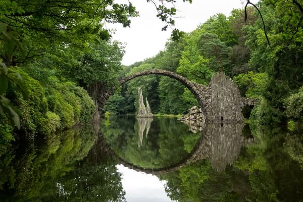 Rakotzbrücke Devil’s Bridge, day trips from Berlin