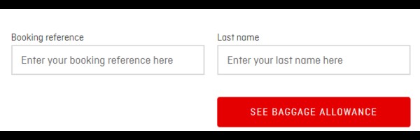 baggage allowance calculator, Qantas Airways manage booking