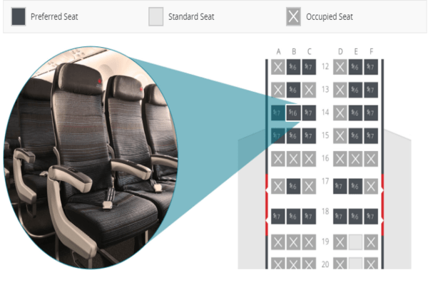 Air canada seat map, air canada manage booking