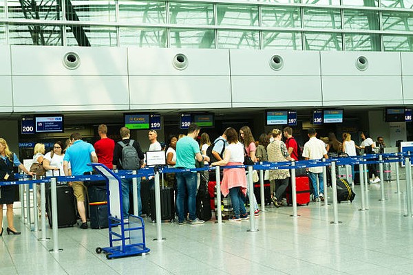 Condor airlines check-in counter