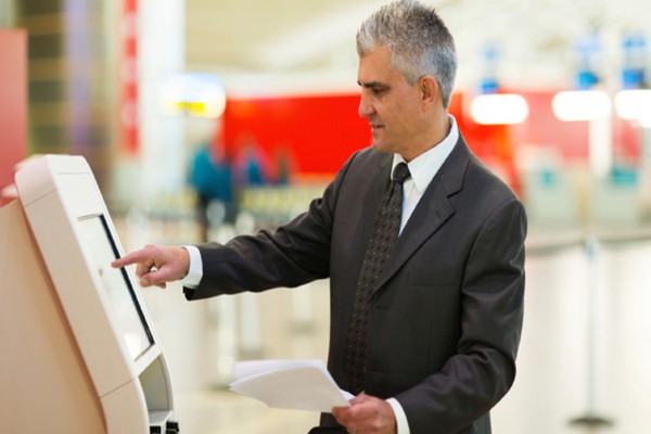 Singapor Airlines Kiosk check-in