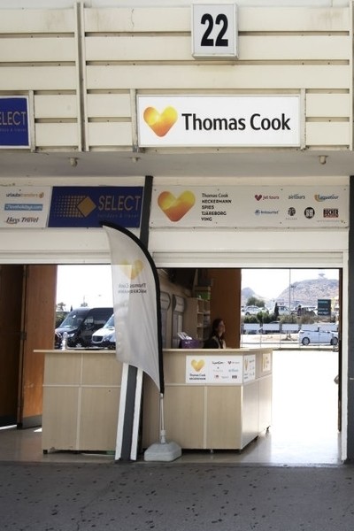 Thomas cook airlines check-in kiosk