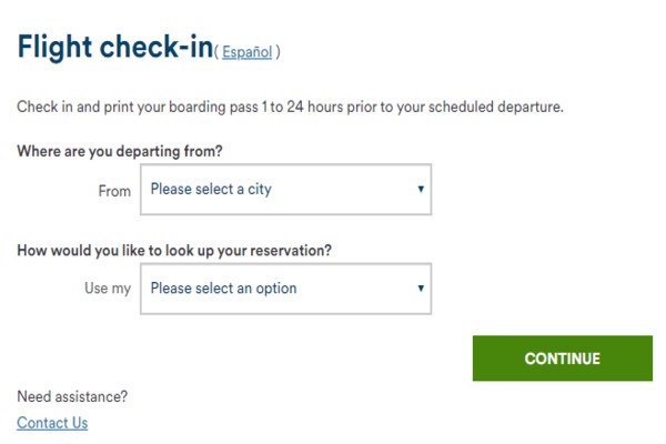 alaska airlines online check-in