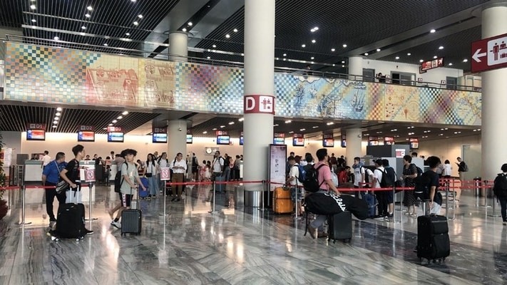 Inside Macau International Airport
