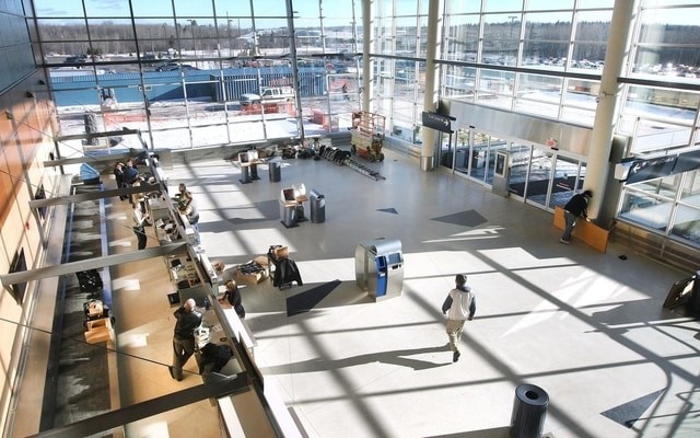 Inside of Duluth International Airport