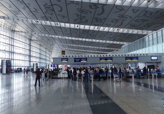 Inside of Netaji subhas chandra bose international airport