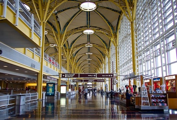 Inside of Ronald Reagan Washington National Airport