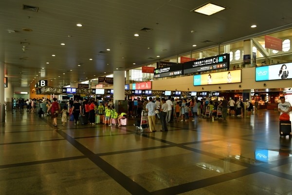 Inside of Xiamen Gaoqi International Airport