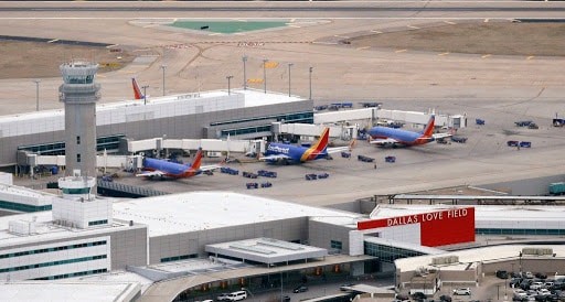 View of Dallas Love Field Airport
