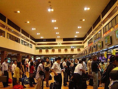 inside of Don Mueang International Airport