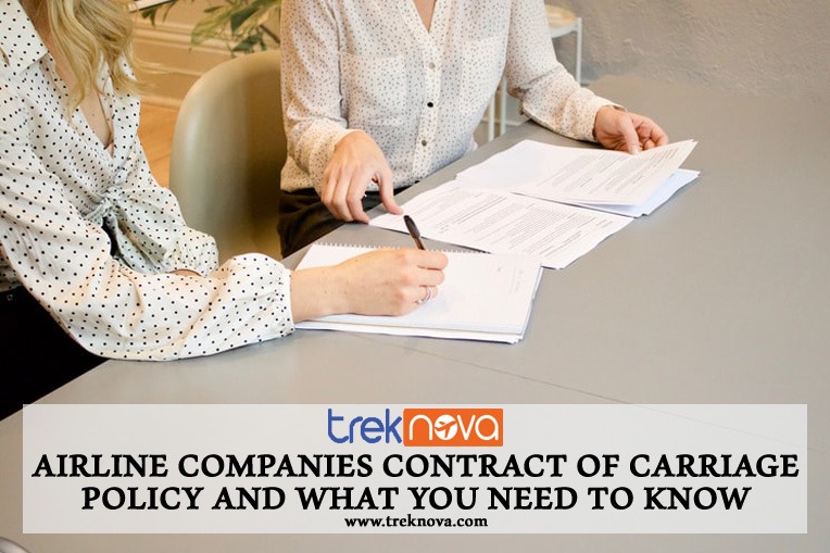 Airline Companies Contract of Carriage Policy and What You Need to Know