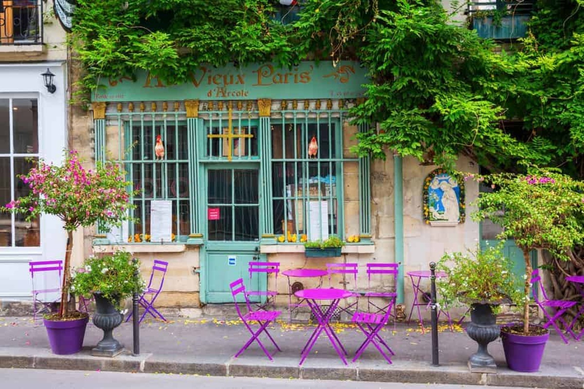 Cafe Scenario in Paris