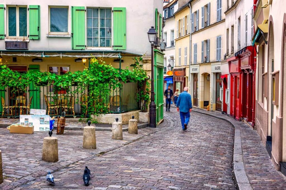 Street of Montmartre Paris