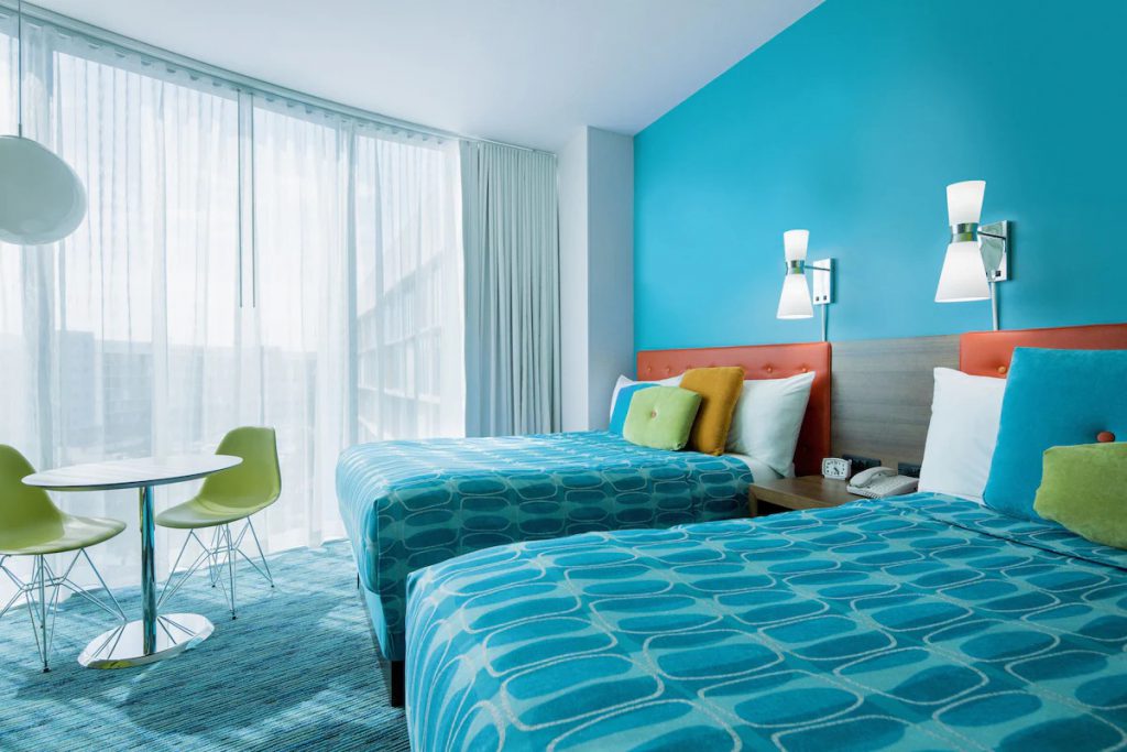 Universal's Cabana Bay Beach Resort Bedroom